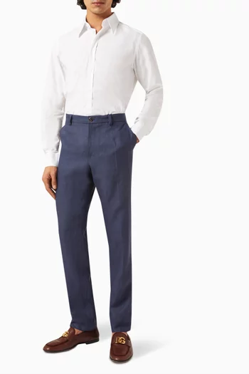 Tailored Pants in Linen