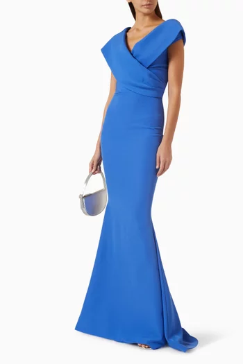 ANGELINA ROYAL BLUE DRESS - Rhea Costa-Shop