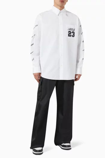 Logo-embroidered Cargo Pants in Nylon