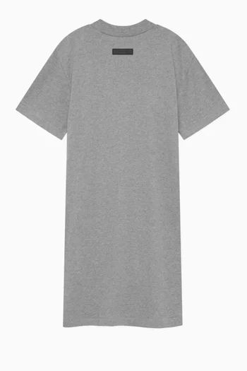 3/4 Sleeve T-shirt Dress in Cotton-jersey