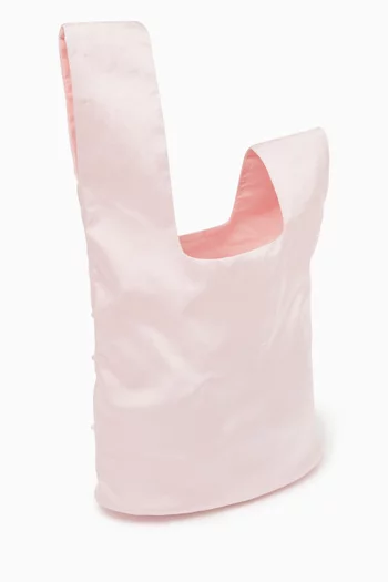 Assemblage Bag in Silk Satin