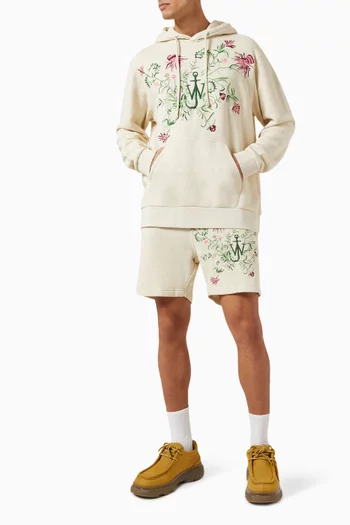 x Pol Anglada Embroidered Hoodie in Loopback Jersey