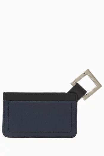 Clip-on Card Holder in Leather