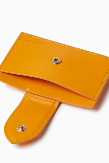 Le Porte-carte Bambino Cardholder in Cowskin Leather