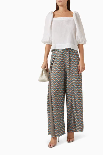 Paese Pants in Jacquard-jersey