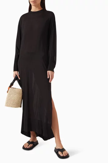 Cremona Tunic Maxi Dress in Rayon-voile