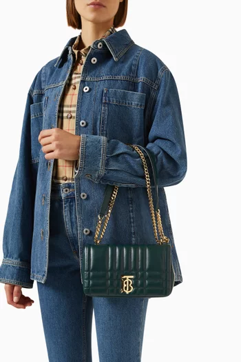 Small Lola Shoulder Bag in Quilted Leather