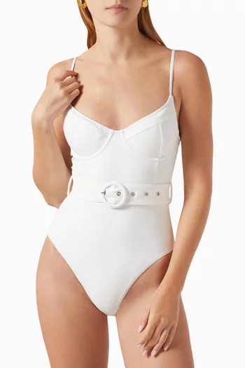 Noa Belted One-piece Swimsuit