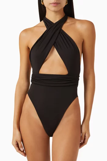 Cher Cut-out One-piece Swimsuit