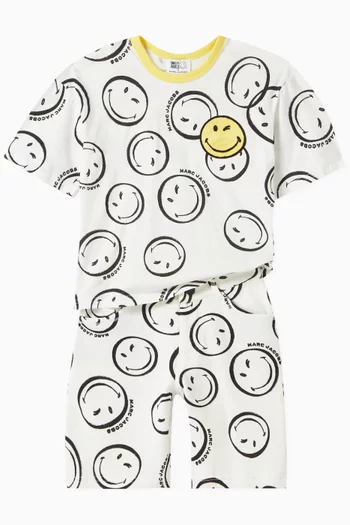 x SmileyWorld T-shirt in Cotton
