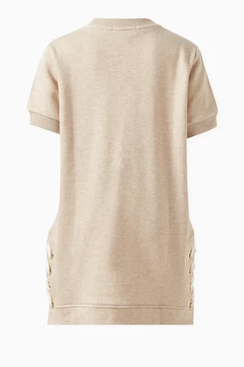 Lace-detail T-shirt Dress in Cotton-jersey