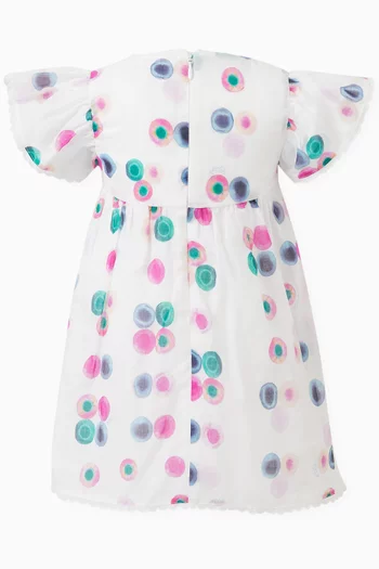 Polka-dots Dress in Organic Cotton