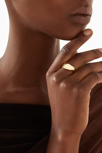 Odyssey Ring in 14kt Gold-plated Brass