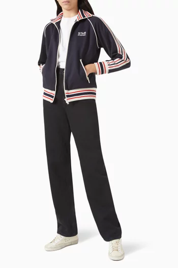 Star W's Track Jacket in Tech-cotton