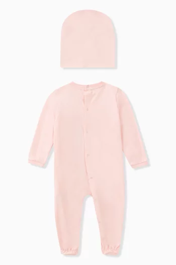 Teddy Bear Print Pyjamas Gift Set in Cotton