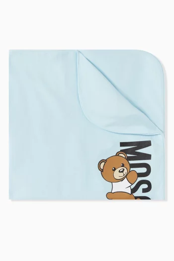 بطانية قطن بطبعة دب تيدي