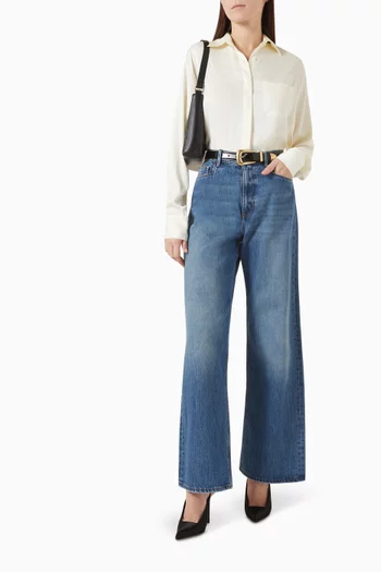Type 02 Wide-leg Jeans in Recycled Denim
