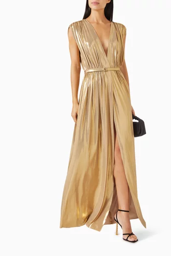 Athena Belted Gown