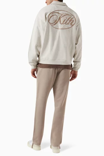 Nelson Quarter-zip Sweatshirt in Cotton-fleece