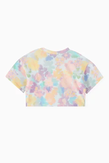 Printed Selma T-shirt in Cotton Blend