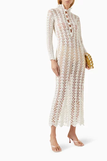 The Irene Dress in Cotton Crochet