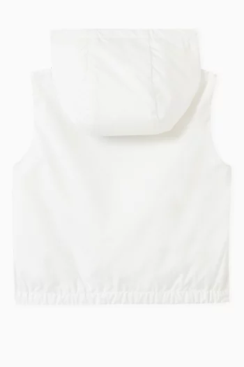 Logo-patch Vest in Recycled Taffeta