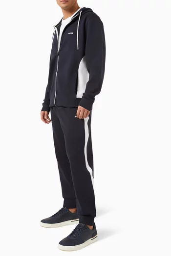 Tracksuit Set in Stretch-jersey
