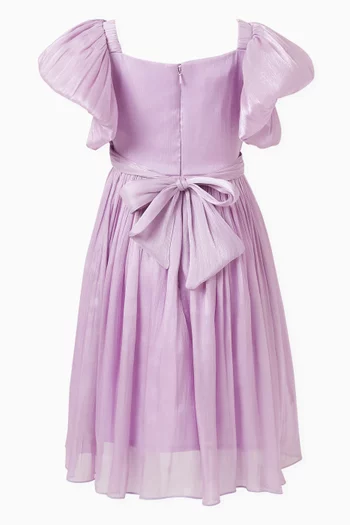 Embellished Short-sleeve Dress