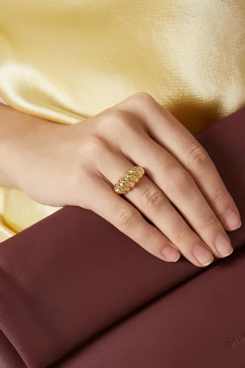 Elli Open Ring in 18kt Gold-plated Stainless Steel