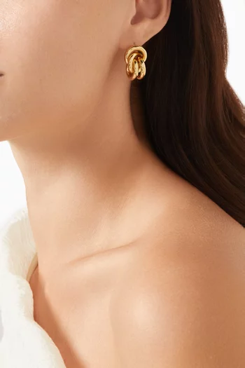 The Vera Earrings in 18kt Gold-plated Sterling Silver