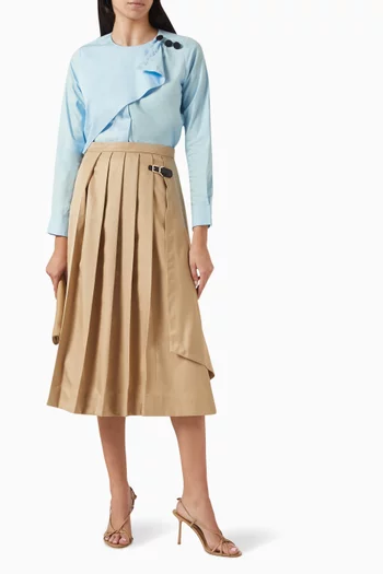 Darla Midi Skirt in Terry-rayon