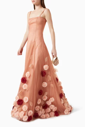 Spring Bloom Gown in Tulle