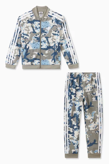 Camo Tracksuit in Recycled Polyester