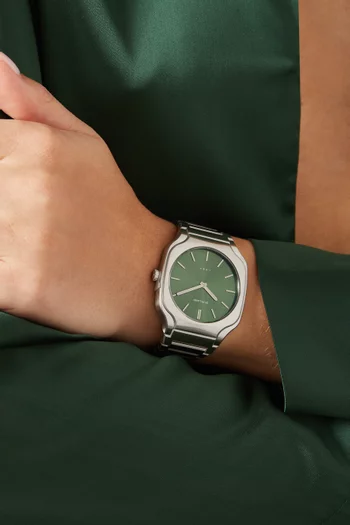 Eden Square Bracelet Watch, 37mm