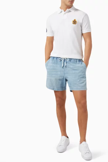 Prepster Shorts in Cotton-denim