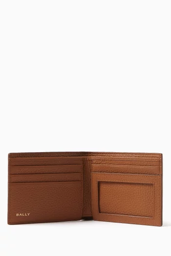 Pennant Bifold Wallet in TPU & Grained Leather
