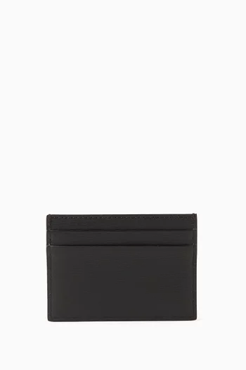 Crossing Logo Cardholder in Leather