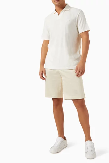 Polo Shirt in Cotton-linen Jersey