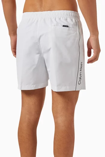 Medium Drawstring Swim Shorts in Recycled Polyester