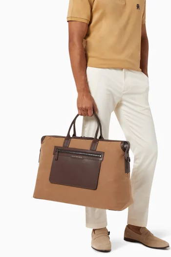 Classics Duffel Bag in Canvas & Leather-trim