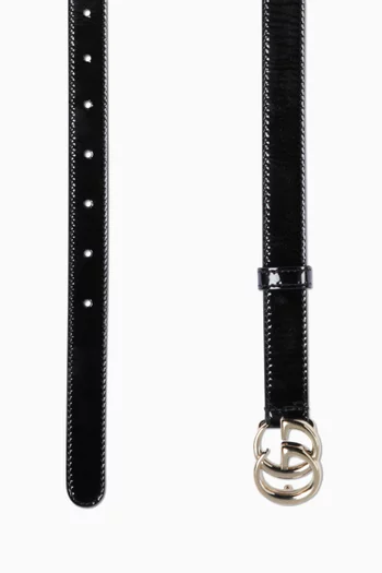 GG Marmont Belt in Patent Leather