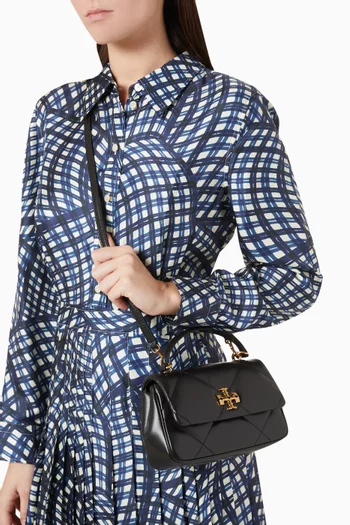 Kira Diamond Top-handle Bag in Nappa Leather