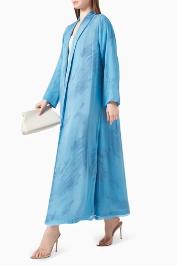 Zainah Cut Abaya in Silk