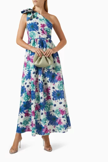 Aloha One-shoulder Maxi Dress