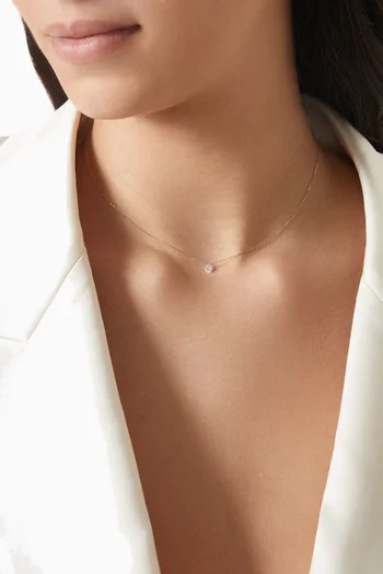 Danae Diamond Necklace in 18kt Gold