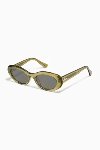 نظارة شمسية مولتو لو كيه سي 1 بتصميم عين القطة أسيتات للجنسين