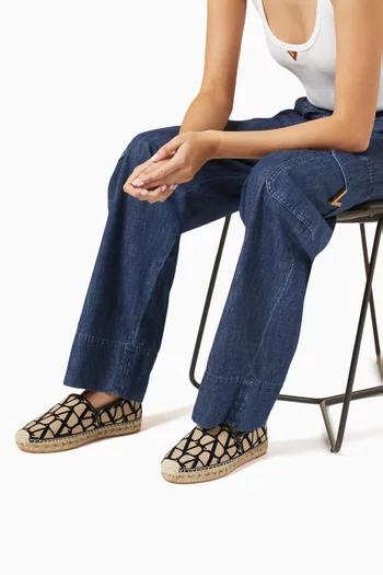 حذاء إسبادريل فالنتينو غارافاني توال ايكونغراف قماش