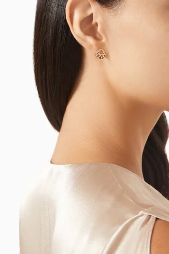 Amelia Maasai Stud Earrings in 18kt Gold