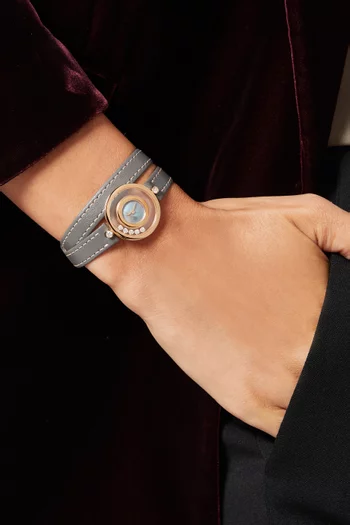 Happy Diamonds Icons Quartz Watch, 26mm in 18kt Rose Gold