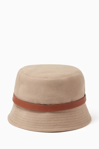 Cassandre Bucket Hat in Canvas